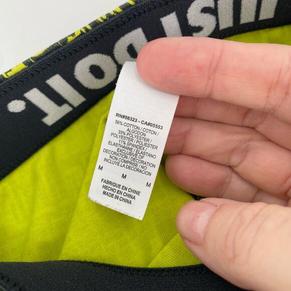 Nike black acid green-yellow graphic leggings womens size medium - Picture 6 of 9